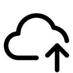 Cloud Upload SVG Icon